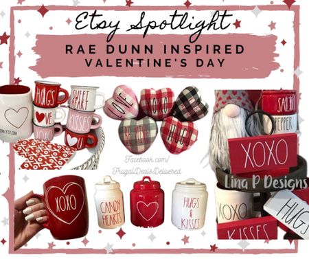 Rae Dunn inspired Valentine’s Day home living room, kitchen, shelf, tiered tray decor! Coffee mugs, cookie jar, fabric hearts, rolling pin, gnomes. So much fun!! 

Screenshot this pic to get shoppable product details with the LIKEtoKNOW.it shopping app http://liketk.it/37AVl #liketkit @liketoknow.it #LTKVDay @liketoknow.it.home 

Follow my shop @FrugalDealsDelivered on the @shop.LTK app to shop this post and get my exclusive app-only content!

#liketkit #LTKSeasonal #LTKhome
@shop.ltk
http://liketk.it/37AVl

#LTKSeasonal #LTKFind #LTKhome