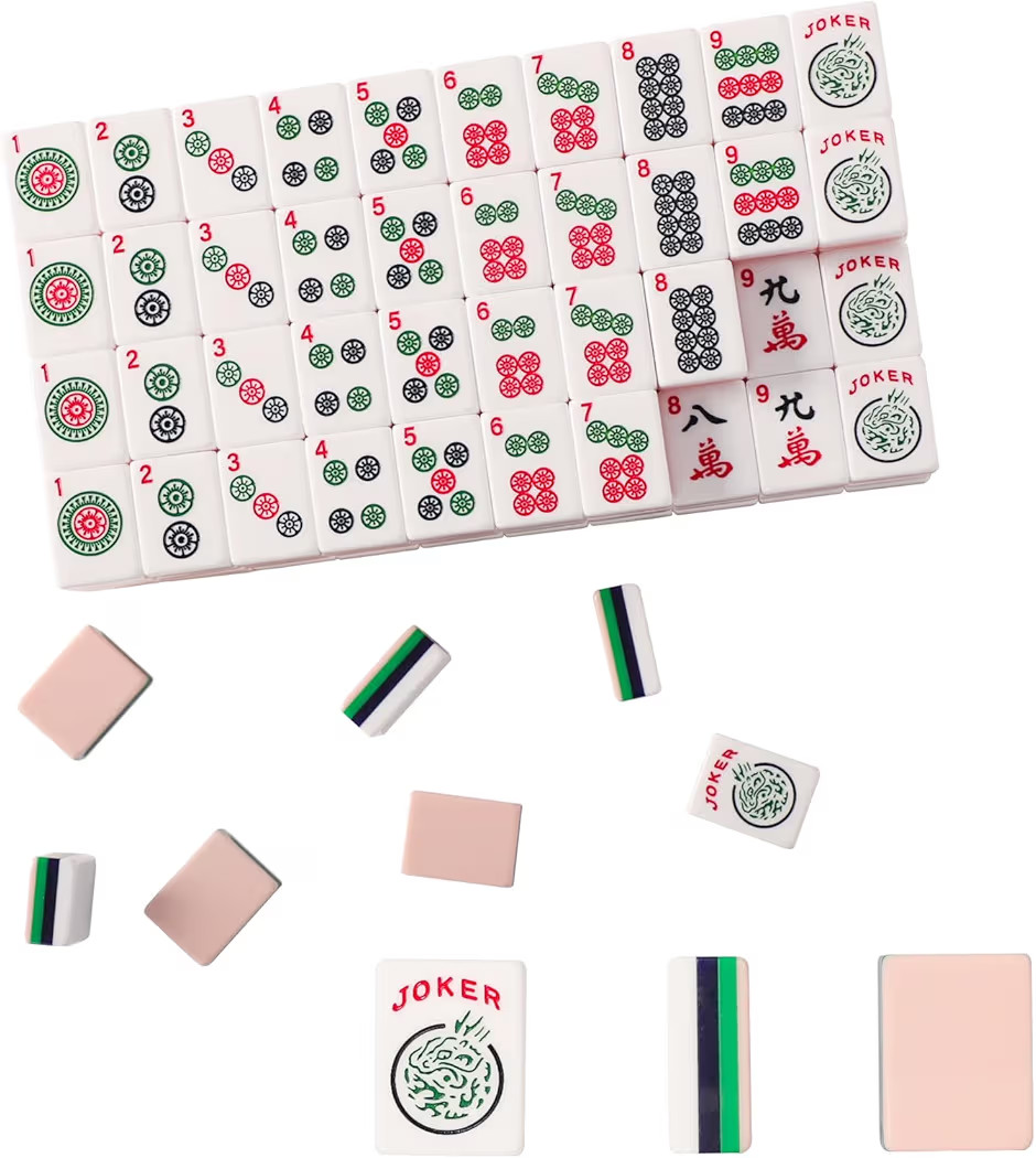 4 Layer American Mahjong Tiles Set with 166 Quality Acrylic Tiles (1.2", Tiles Only), Mahjongg Ga... | Amazon (US)