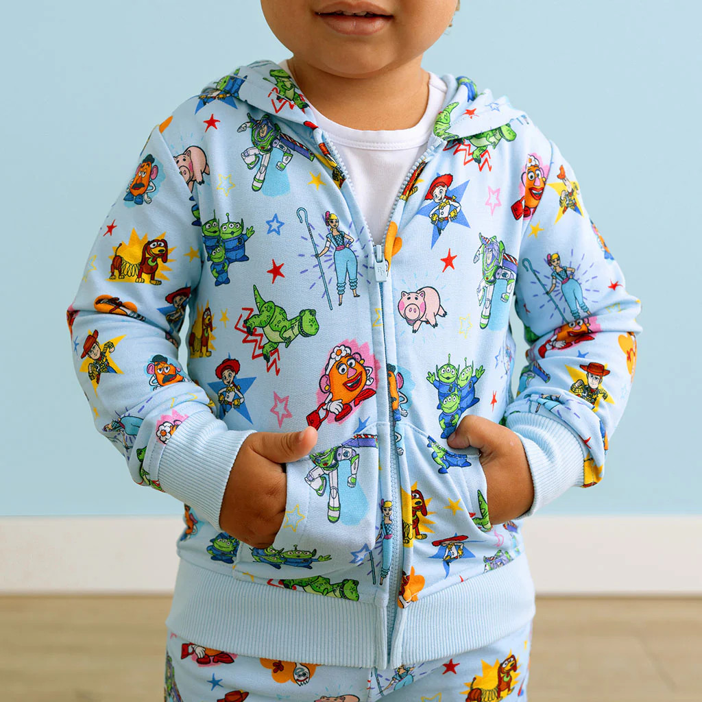 Character Blue Toddler Hooded Jacket | Disney Toy Story Time | Posh Peanut