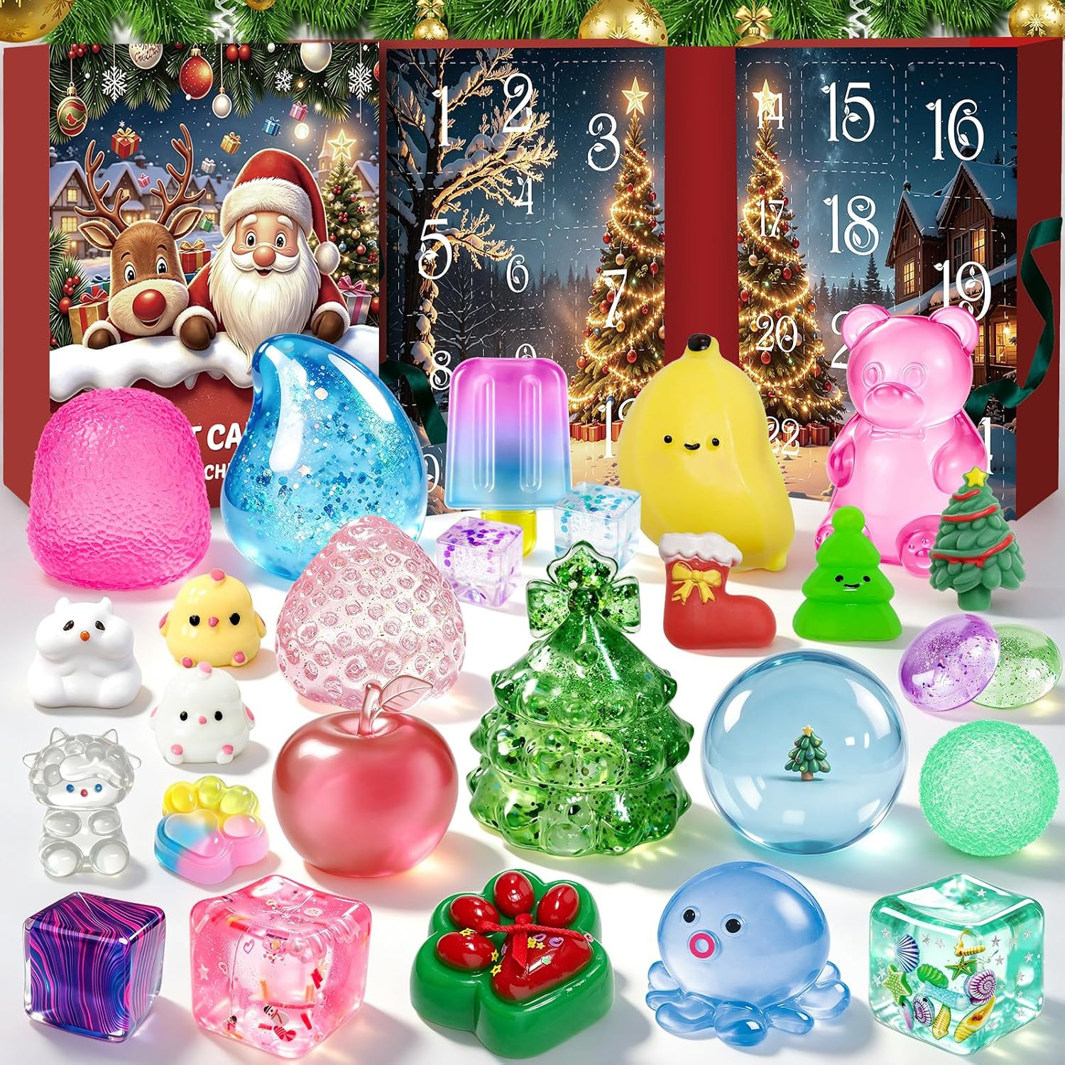 Advent Calendar 2026 Christmas, 24 Days of Countdown Calendar Stress Toys | Amazon (US)