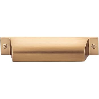 Top Knobs - TK773HB - Channing Cup Pull 3 3/4" - Honey Bronze - Barrington Collection | Amazon (US)