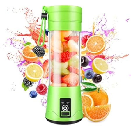 Portable Blender,Personal Blender with USB Rechargeable Mini Fruit Juice Mixer,Personal Size Blender | Amazon (US)