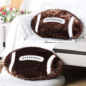 2 Pcs Sports Pillow Fluffy Soft Throw Pillow Cute Shaped Sports Decor Round Plush Pillow Sport Th... | Amazon (US)