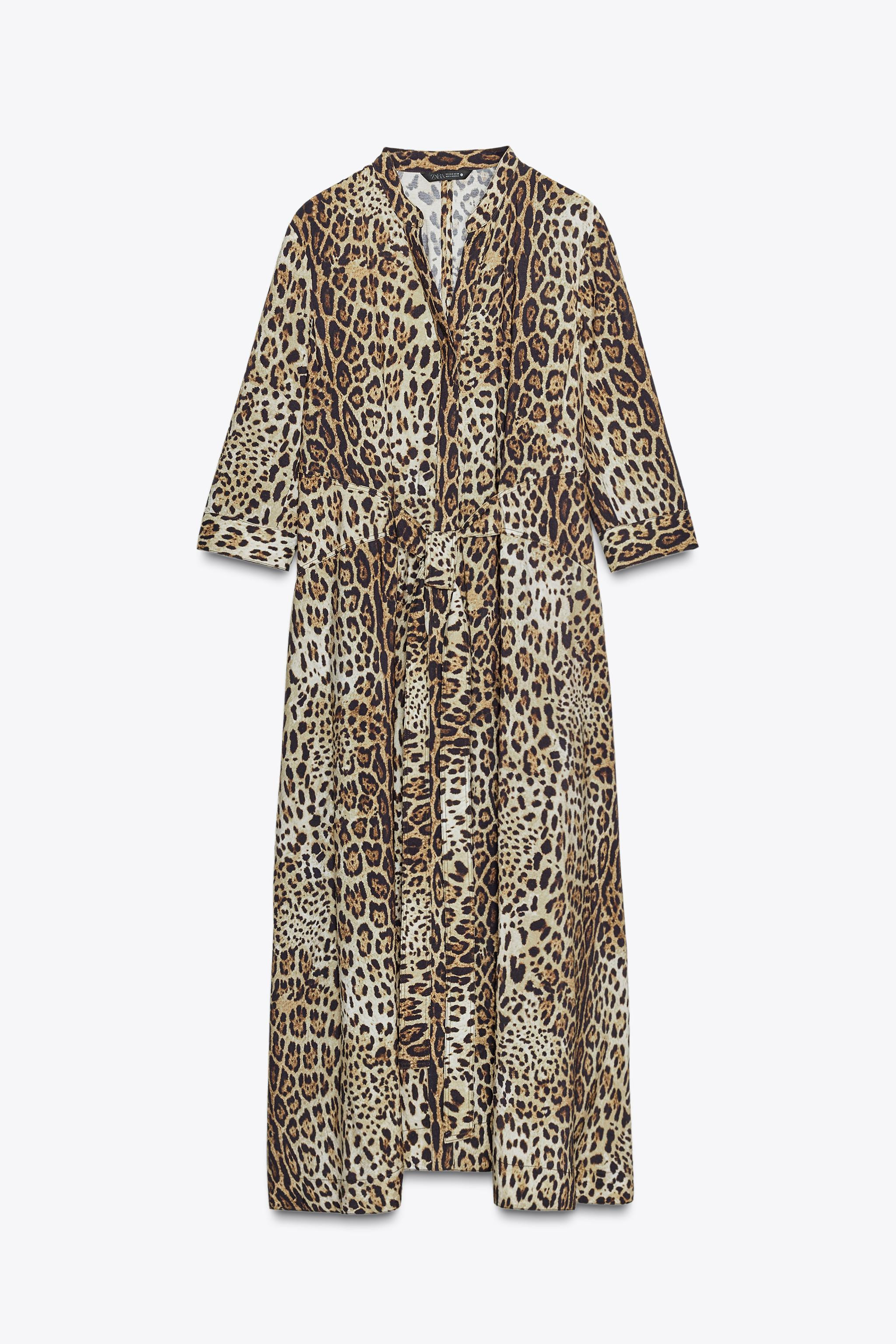 ZW COLLECTION ANIMAL PRINT DRESS | Zara US