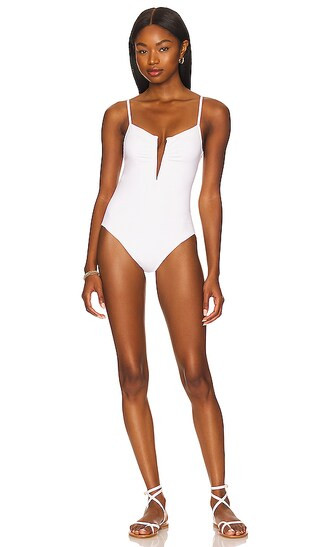 x REVOLVE Roxanne Bitsy One Piece in White | Revolve Clothing (Global)