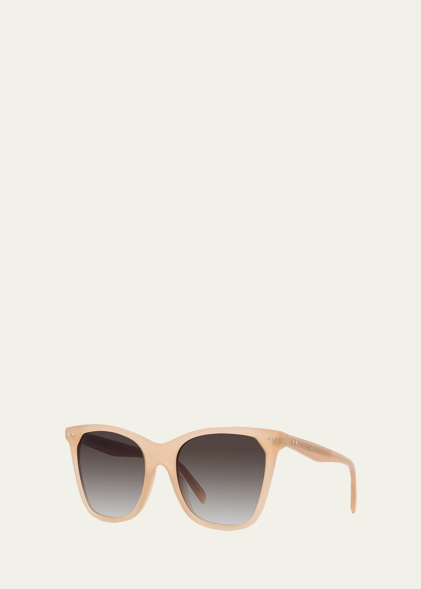 Celine Cat-Eye Monochromatic Acetate Sunglasses | Bergdorf Goodman