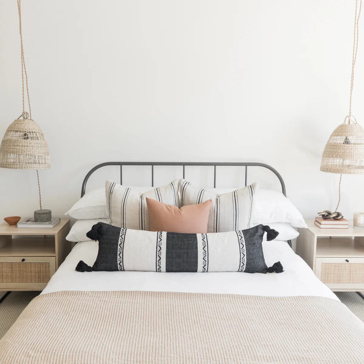 Koty - 12x40" Moroccan Lumbar Pillow Cover | Woven Nook