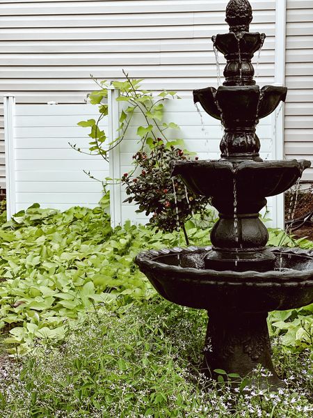 Cozy garden corner. Our AC units are here but I used this privacy screening to hide them & make it look a bit more aesthetically pleasing. 

#LTKFind #LTKSeasonal #LTKhome