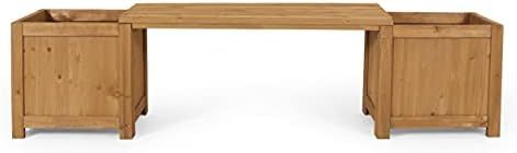 Christopher Knight Home 315546 Elina Planter Bench, Teak | Amazon (US)