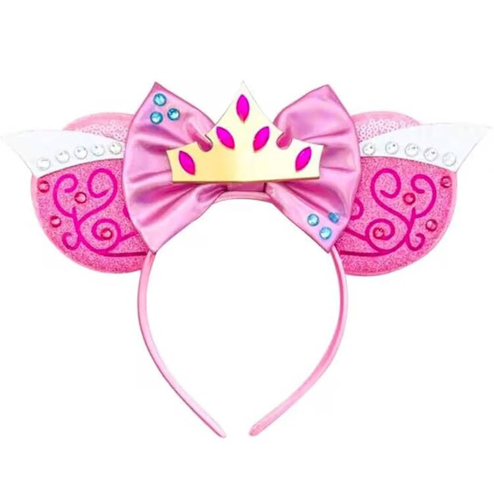MADO Sleping Beauty Mouse Ears Headband for Women adults kids, Hairband for Princess Dress Up, Pa... | Amazon (US)