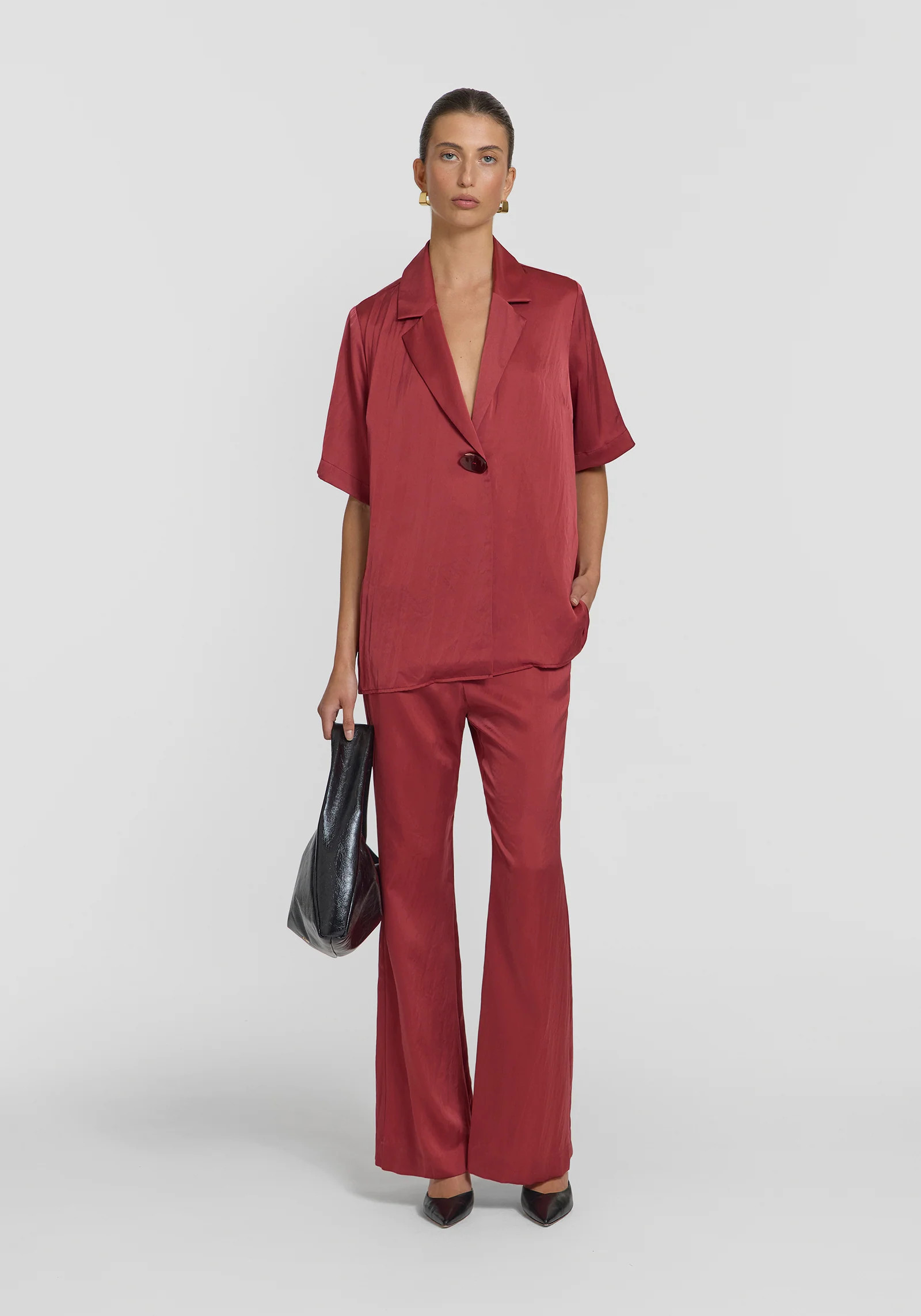 Concert Shirt  IN BROWN, RED | SHIRTING | VIKTORIA & WOODS - Viktoria & Woods | Viktoria & Woods