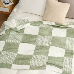 Snuggle Sac Fluffy Buffalo Plaid Throw Blanket,Reversible Cozy Throw,Classic Checkered Style,Sage... | Target