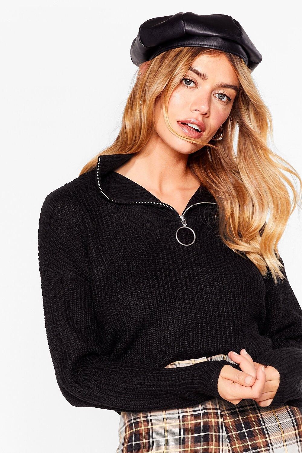 Womens You Better O-Ring Me Ribbed Knit Sweater - Black | NastyGal (US & CA)