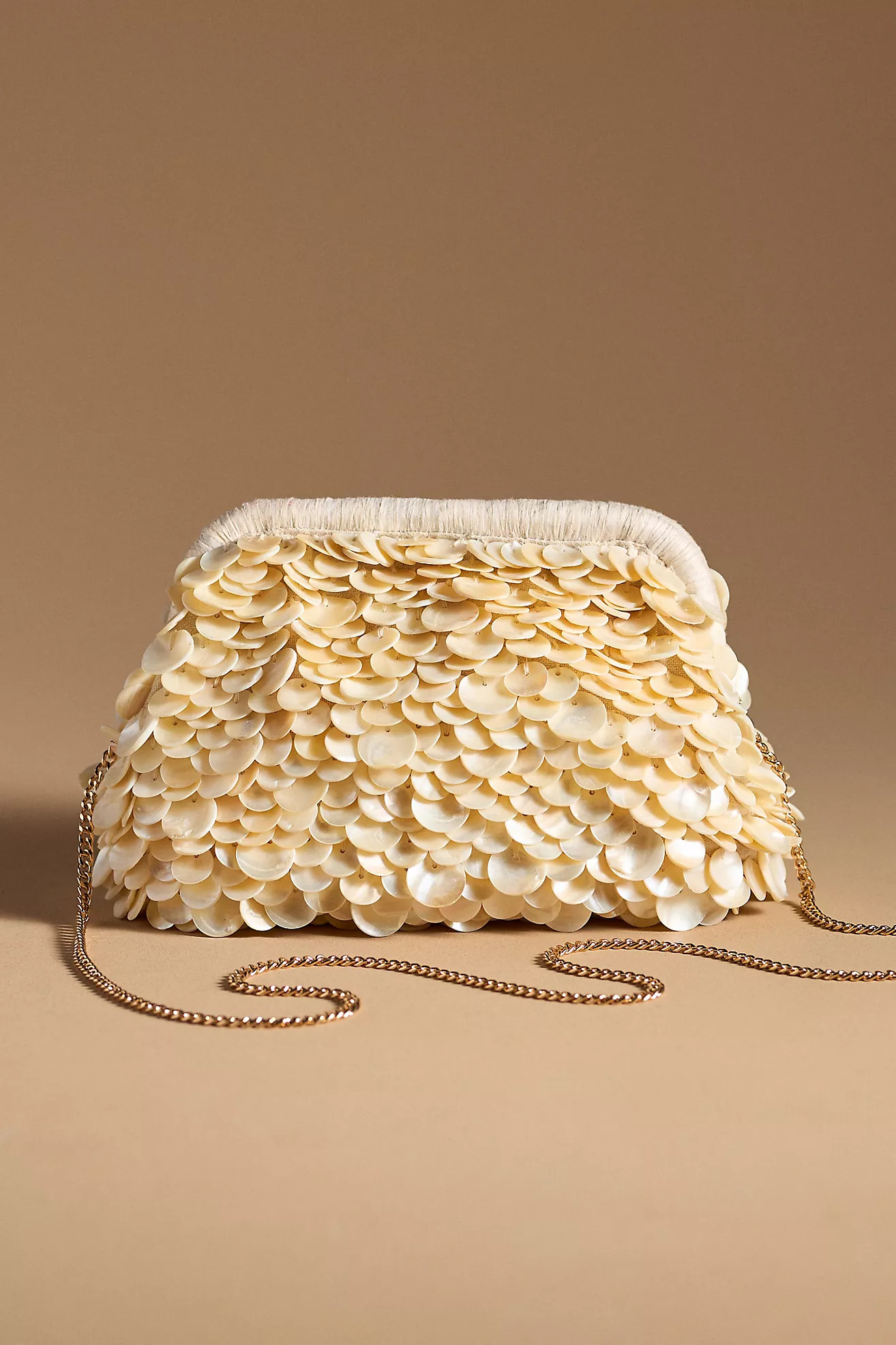 Embellished Shell Clutch | Anthropologie (US)