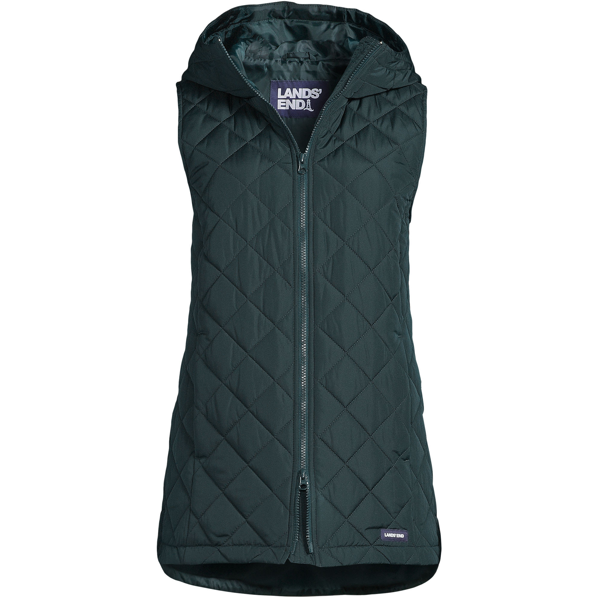 Women's FeatherFree Insulated Hooded Vest | Lands' End (US)