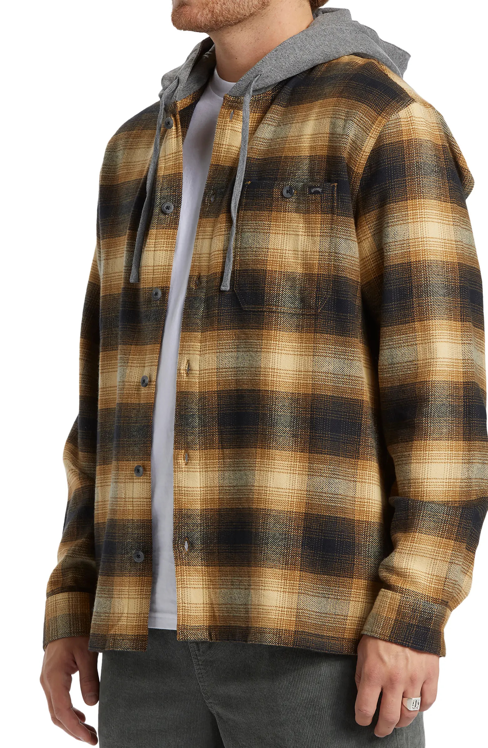 Billabong Baja Hooded Button-Up Shirt | Nordstrom | Nordstrom