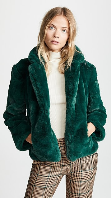 Stay With Me Faux Fur Coat | Shopbop