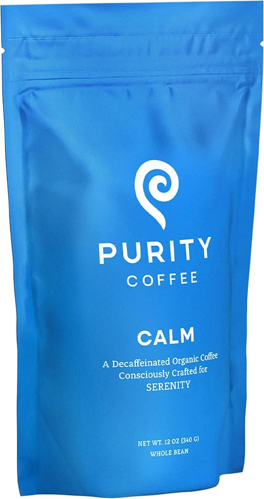 Purity Coffee CALM Decaf Medium Roast Whole Beans - USDA Certified Organic Specialty Grade Arabic... | Amazon (US)