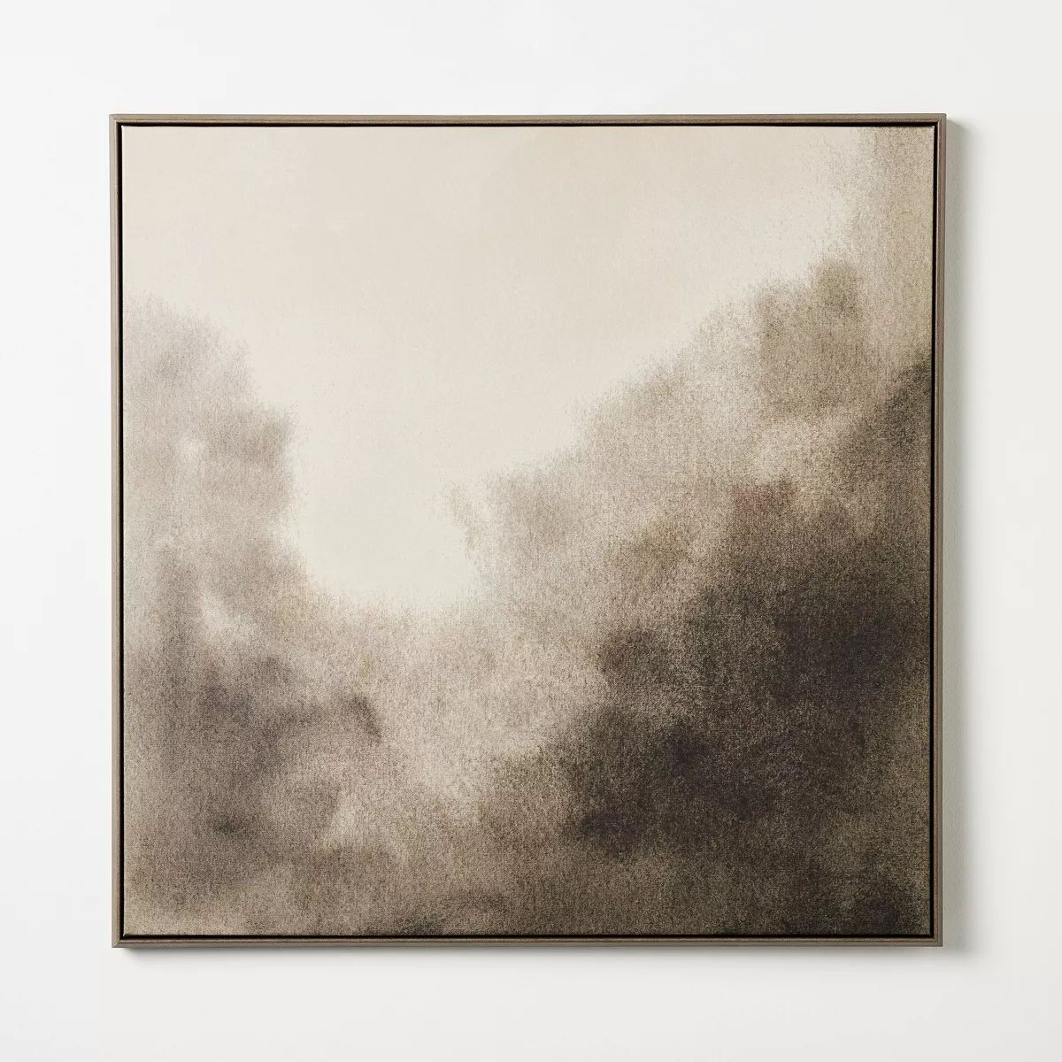 30"x30" Blurry Treetops Framed Wall Canvas Board - Threshold™ designed with Studio McGee | Target