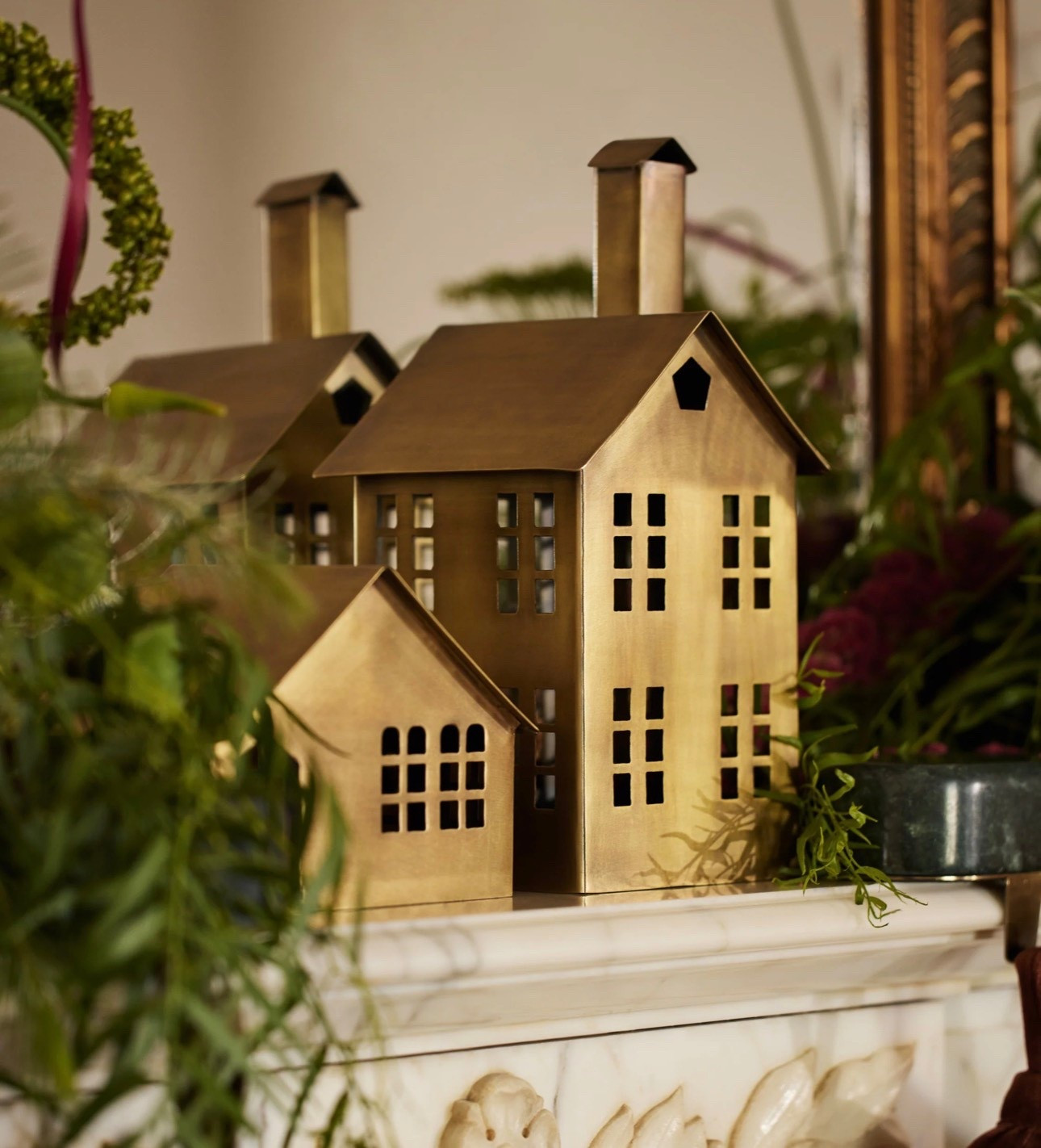 Elodie Mantel Houses (Set Of 2)

Christmas home decor gold

#LTKSeasonal #LTKHome #LTKHoliday