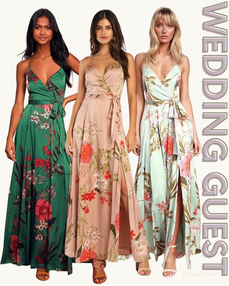 Wedding guest dress ideas. Dresses and outfits to wear to weddings. Wedding guest attire and great wedding outfit ideas for wedding guests for every season and dress code. Wedding guest outfit inspiration board to get some ideas of cute looks and styles to try out!

#LTKstyletip #LTKunder100 #LTKwedding