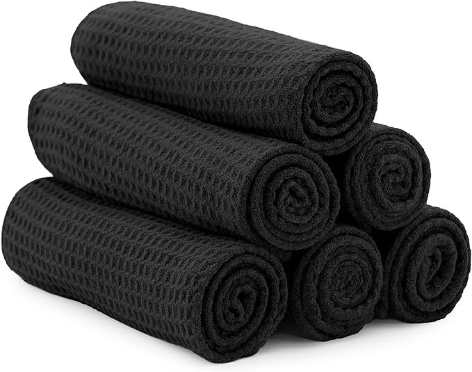 S&T INC. Microfiber Gym Towels, Yoga Towel for Home and Gym Bag, 16 Inch x 27 Inch, 6 Pack | Amazon (US)