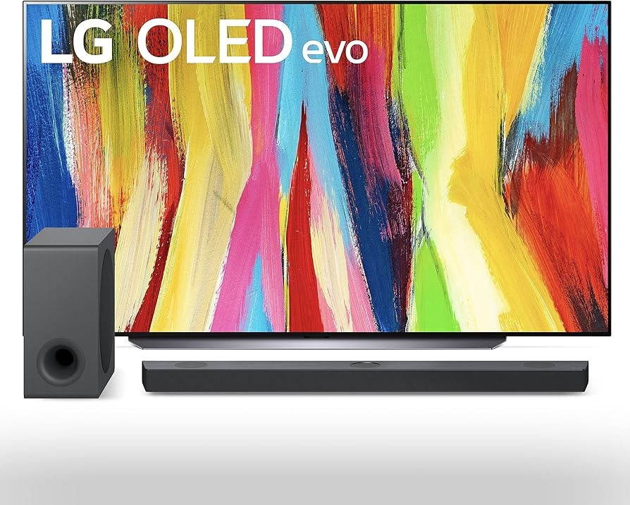 LG 83-inch Class OLED evo C2 Series 4K Smart TV with Alexa Built-in OLED83C2PUA S90QY 5.1.3ch Sou... | Amazon (US)
