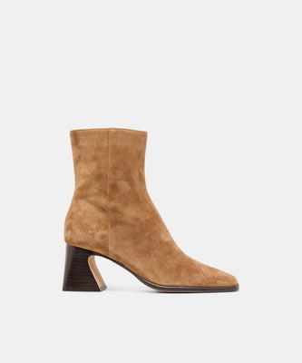 Cecela Booties in Light Brown Suede Size 9 By Dolce Vita | DolceVita.com