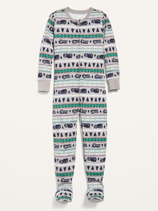 Fair Isle Footie Pajama One-Piece for Toddler & Baby | Old Navy (CA)