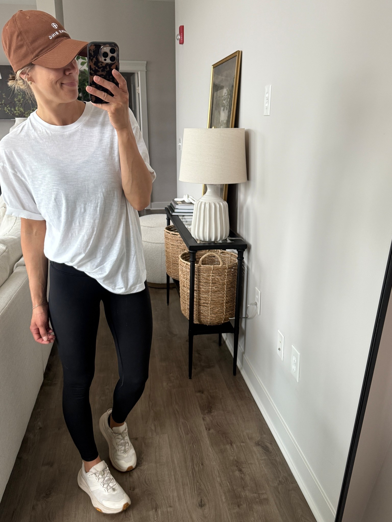 Wearing 4 leggings, 6 sports bra, XS tee (oversized fit), sneakers tts

#LTKFindsUnder100 #LTKActive #LTKOver40