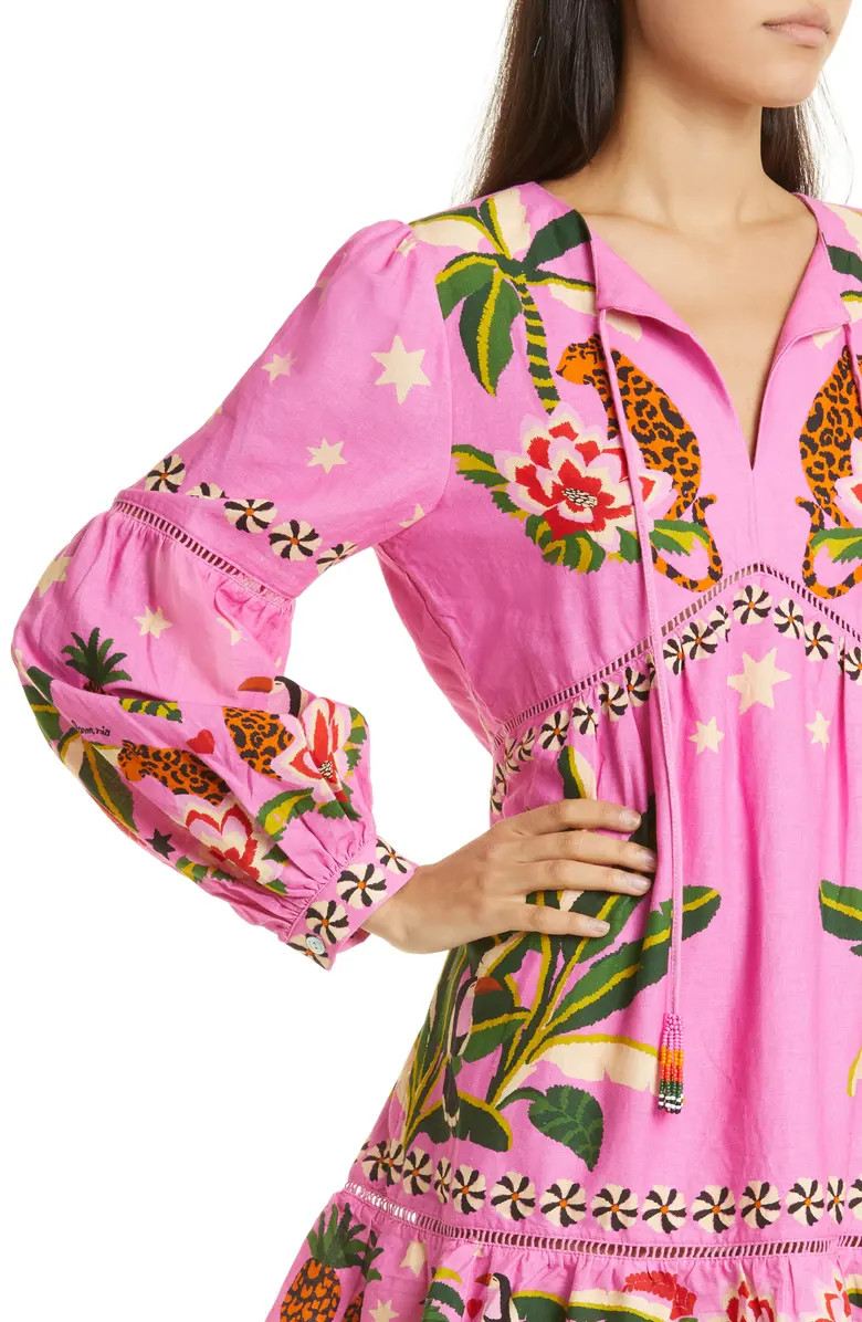 Leopard Forest Long Sleeve Dress | Nordstrom