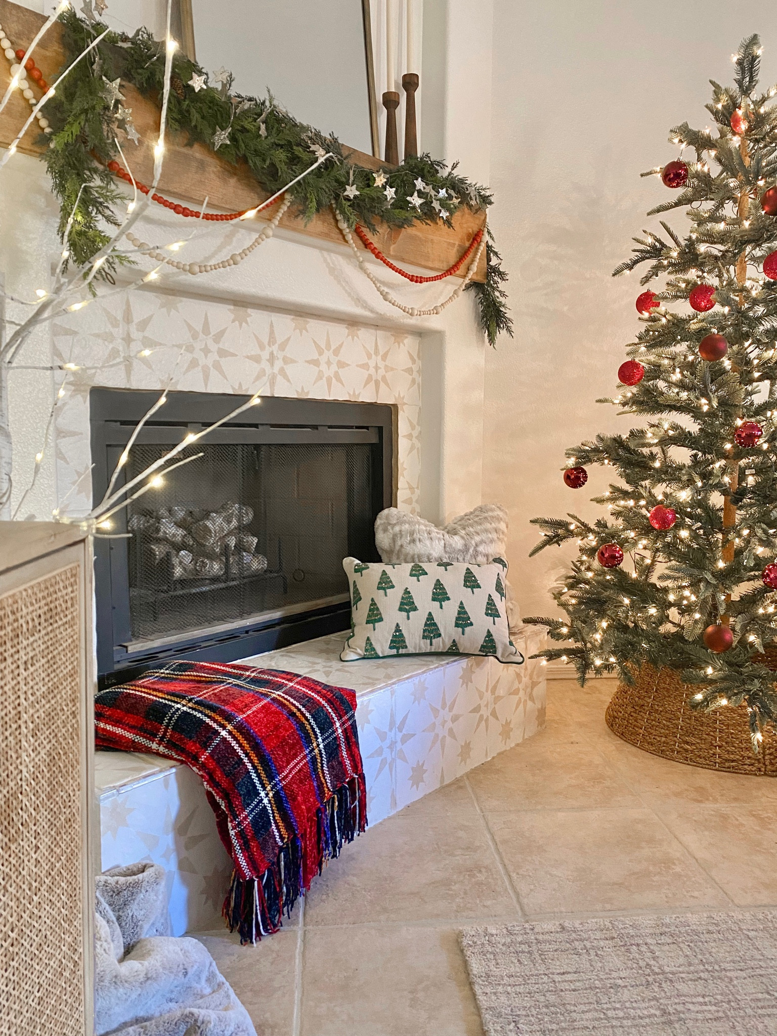 Christmas decor. Christmas tree. Christmas fireplace. 

#LTKCyberweek #LTKHoliday #LTKhome