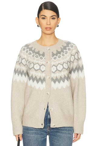 Favorite Daughter Snowed in Cardigan in Shortbread from Revolve.com | Revolve Clothing (Global)