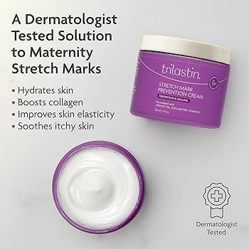 Crema para estrías de TriLASTIN para el embarazo - Prevención de estrías del embarazo y crema ... | Amazon (US)
