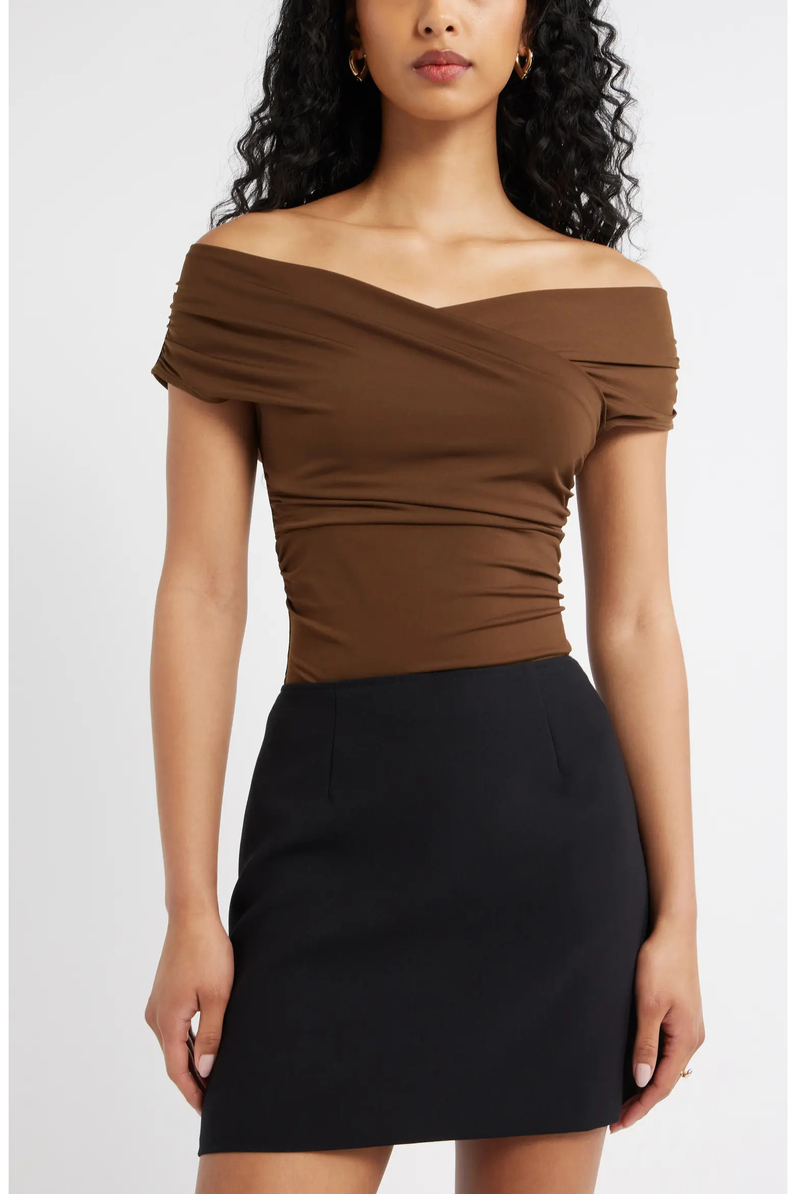 Crossover Off the Shoulder Top (Women) | Nordstrom | Nordstrom