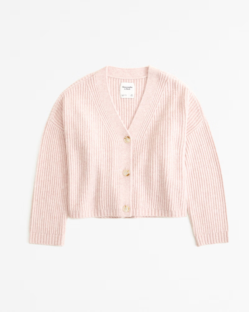 Ribbed Short Cardigan | Abercrombie & Fitch (US)