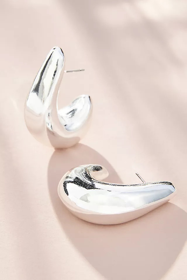 The Petra Curved Drop Earrings | Anthropologie (UK)