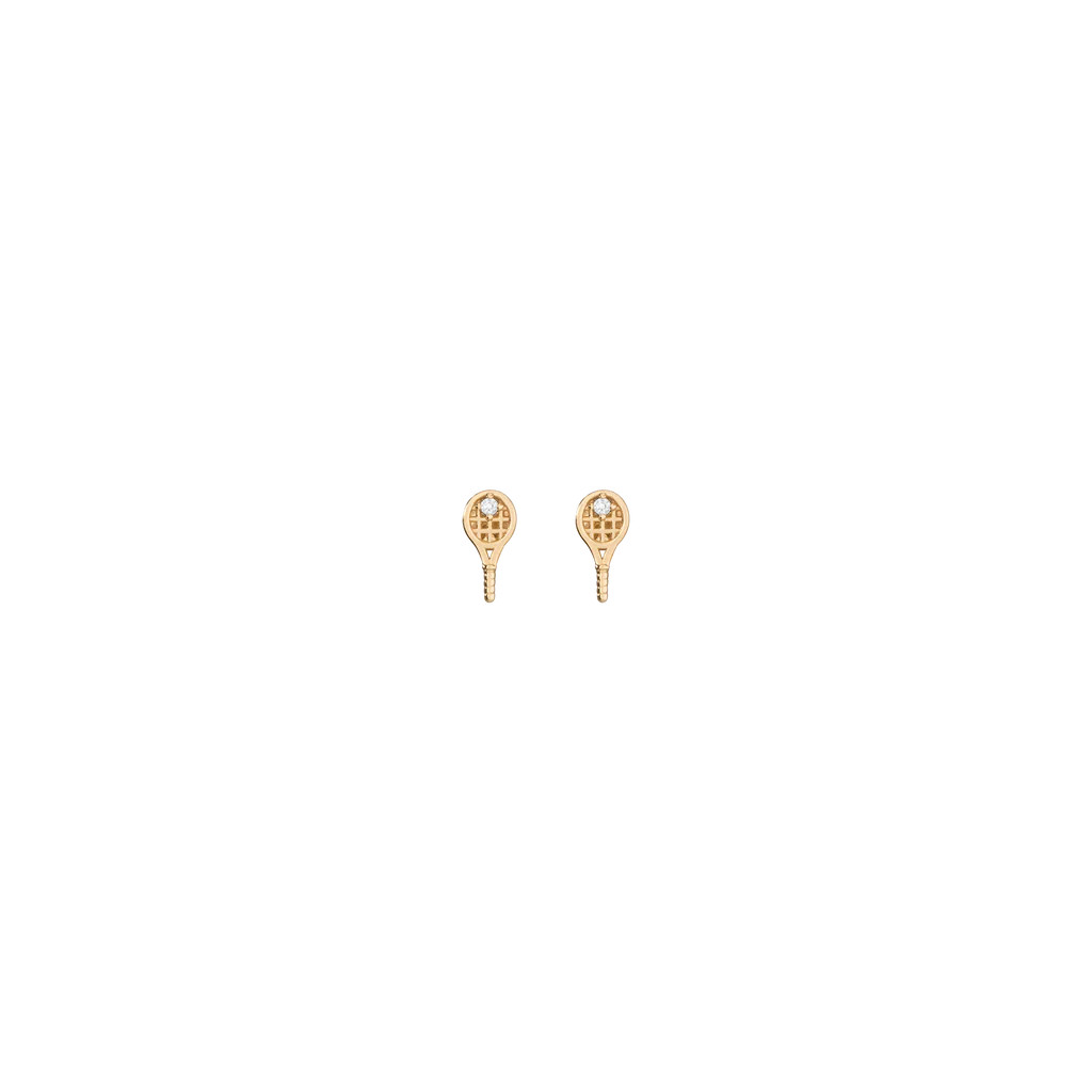 Aurate x Wilson: Tennis Racket Earrings | AUrate New York