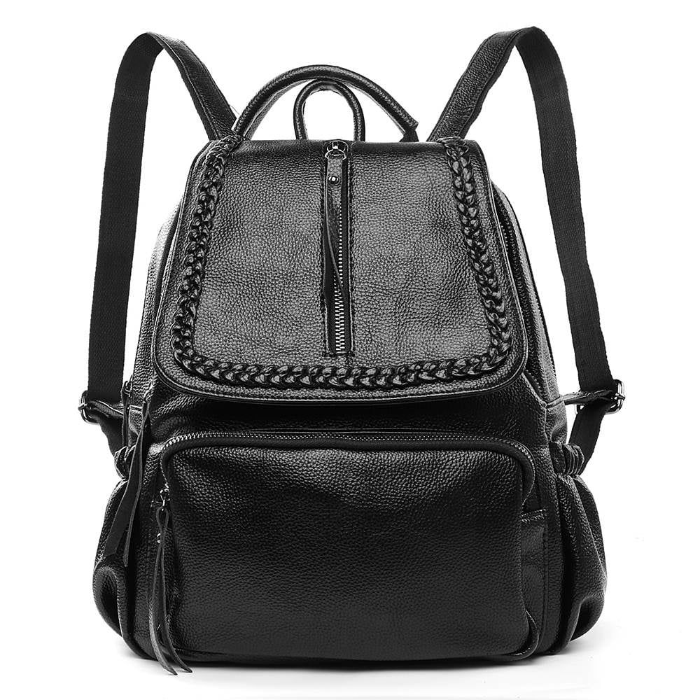 3 IN 1 Convertible Leather Backpack for Women Travel School Work Bag Casual Shoulder Bag Daypack ... | Walmart (US)
