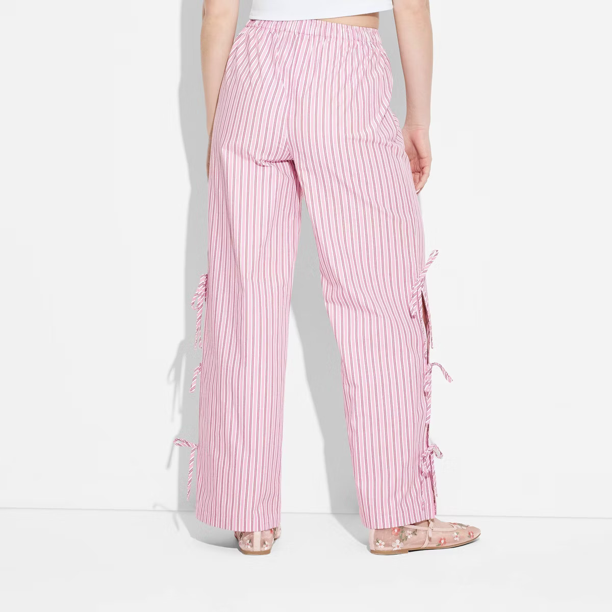 Women's High-Rise Side-Tie Boxer Pants - Wild Fable™ | Target