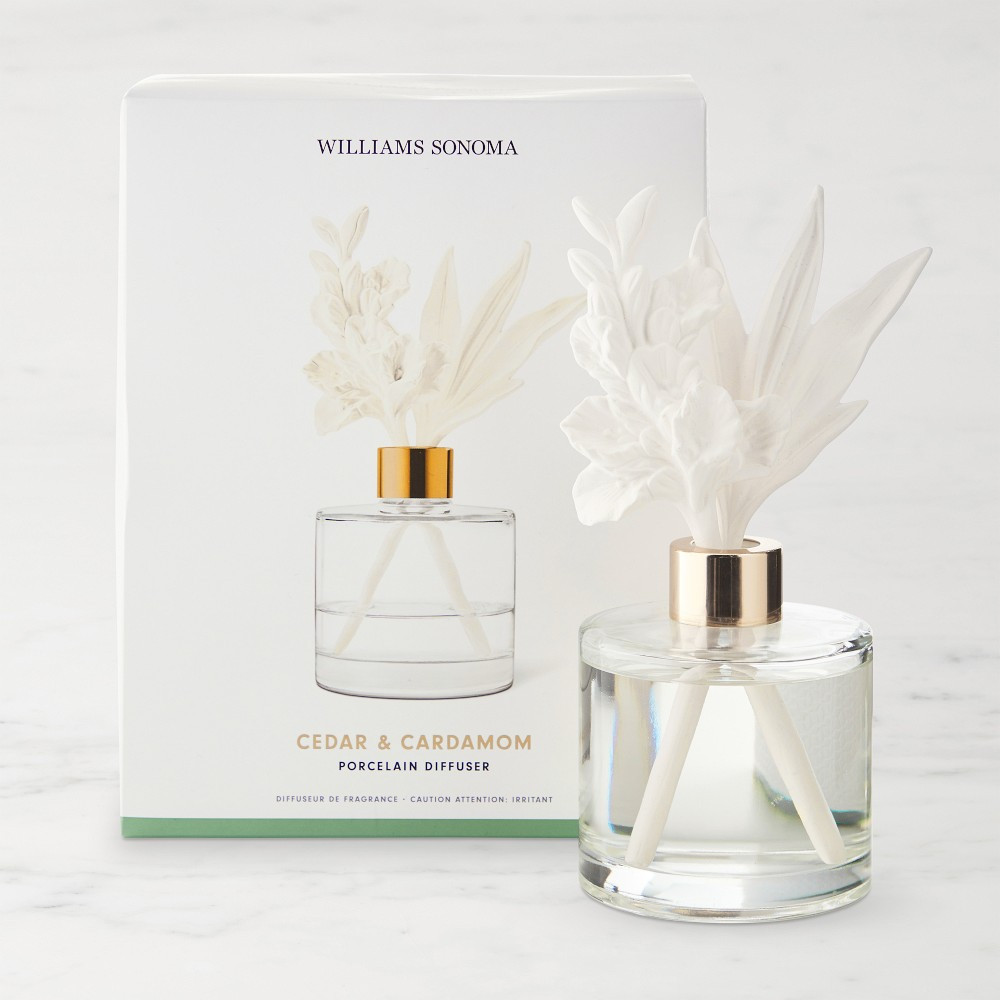 Home Fragrance Porcelain Diffuser, Cedar &amp; Cardamom | Williams-Sonoma