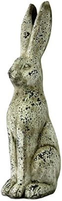 Michael Carr Designs Jack Rabbit M Antique White Statue Outdoor Jack Rabbit Figurine for Gardens,... | Amazon (US)