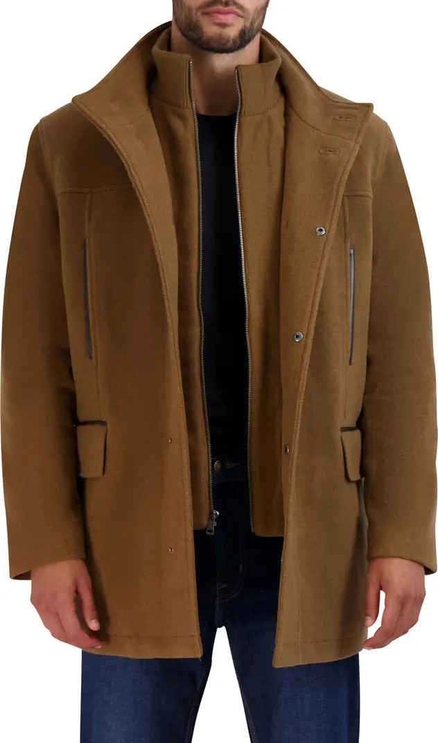 Cole Haan Signature Plush Wool Blend Coat | Nordstromrack | Nordstrom Rack