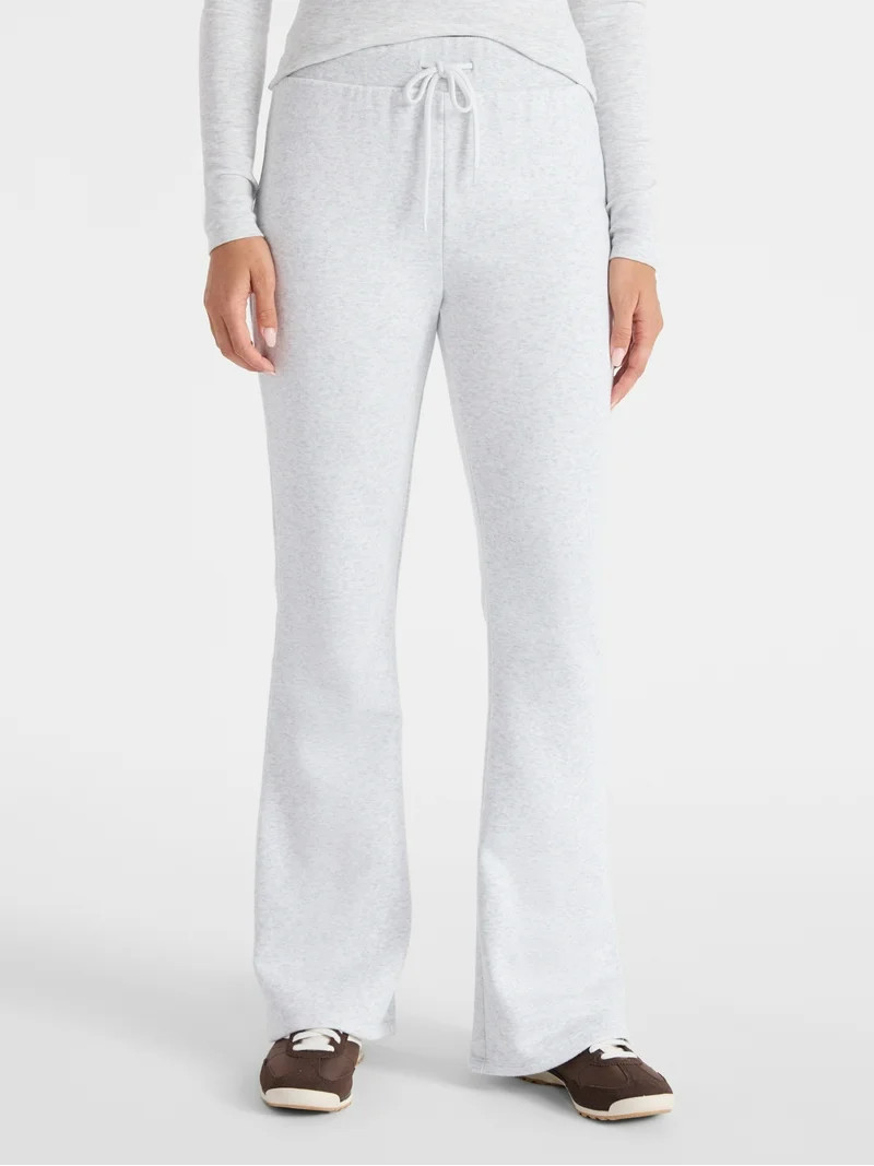 No Boundaries Fleece Flare Pants, 31.5” Inseam, Women’s | Walmart (US)