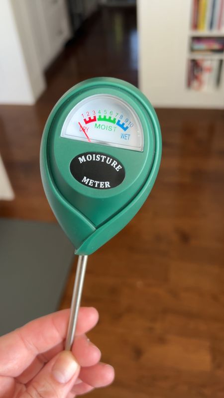 If you struggle with over or under watering your plants and as a result, they are always dying on your or have yellowing or brown leaves, then you should definitely get a moisture meter. You just stick it in the soil and it will tell you if your plant is dry, moist or wet. I wait to water until my plants register dry. 

#LTKhome #LTKsalealert #LTKfindsunder50