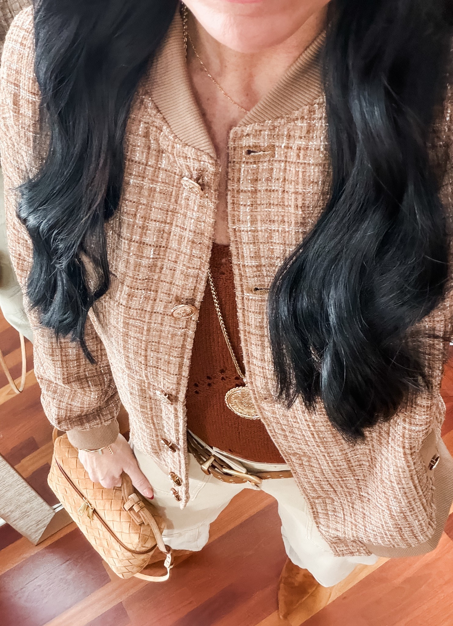 The cutest tweed bomber jacket!

#LTKGiftGuide #LTKootd #LTKFindsUnder50