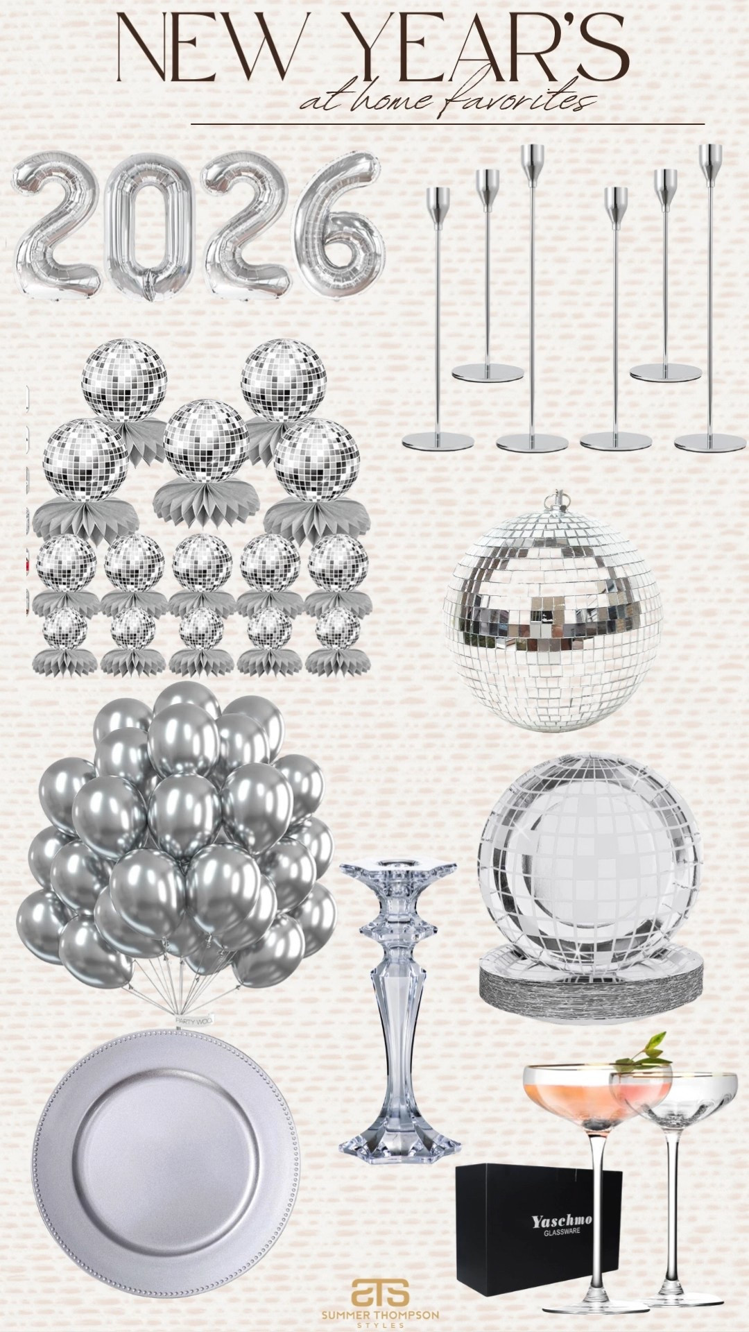 Amazon New Year’s Day celebration at home! 

New years. Silver. Decor. Trending. Best sellers. Disco ball. Must haves. Affordable  

#LTKHome #LTKFindsUnder100 #LTKSeasonal