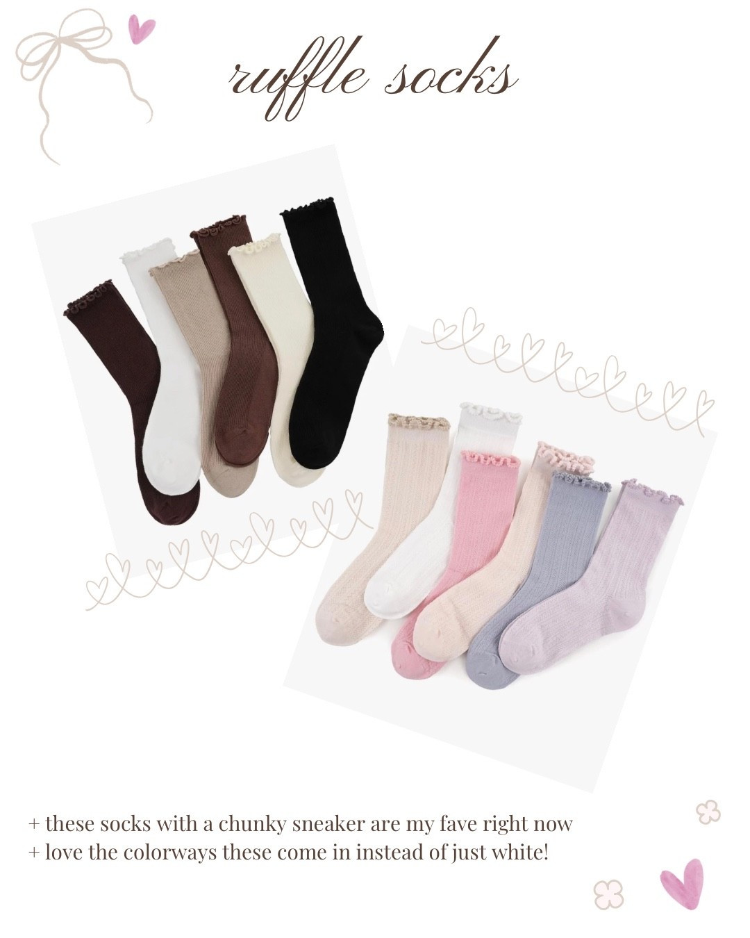 Loving ruffle socks with a cute chunky sneaker right now! 

Athleisure, sneaker socks, accessoriess

#LTKActive #LTKmomlife