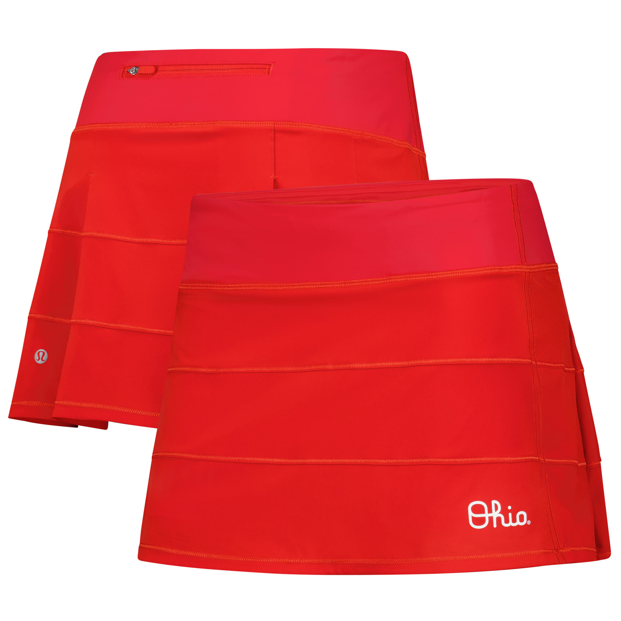Women's lululemon Scarlet Ohio State Buckeyes Pace Rival Skirt | Fanatics