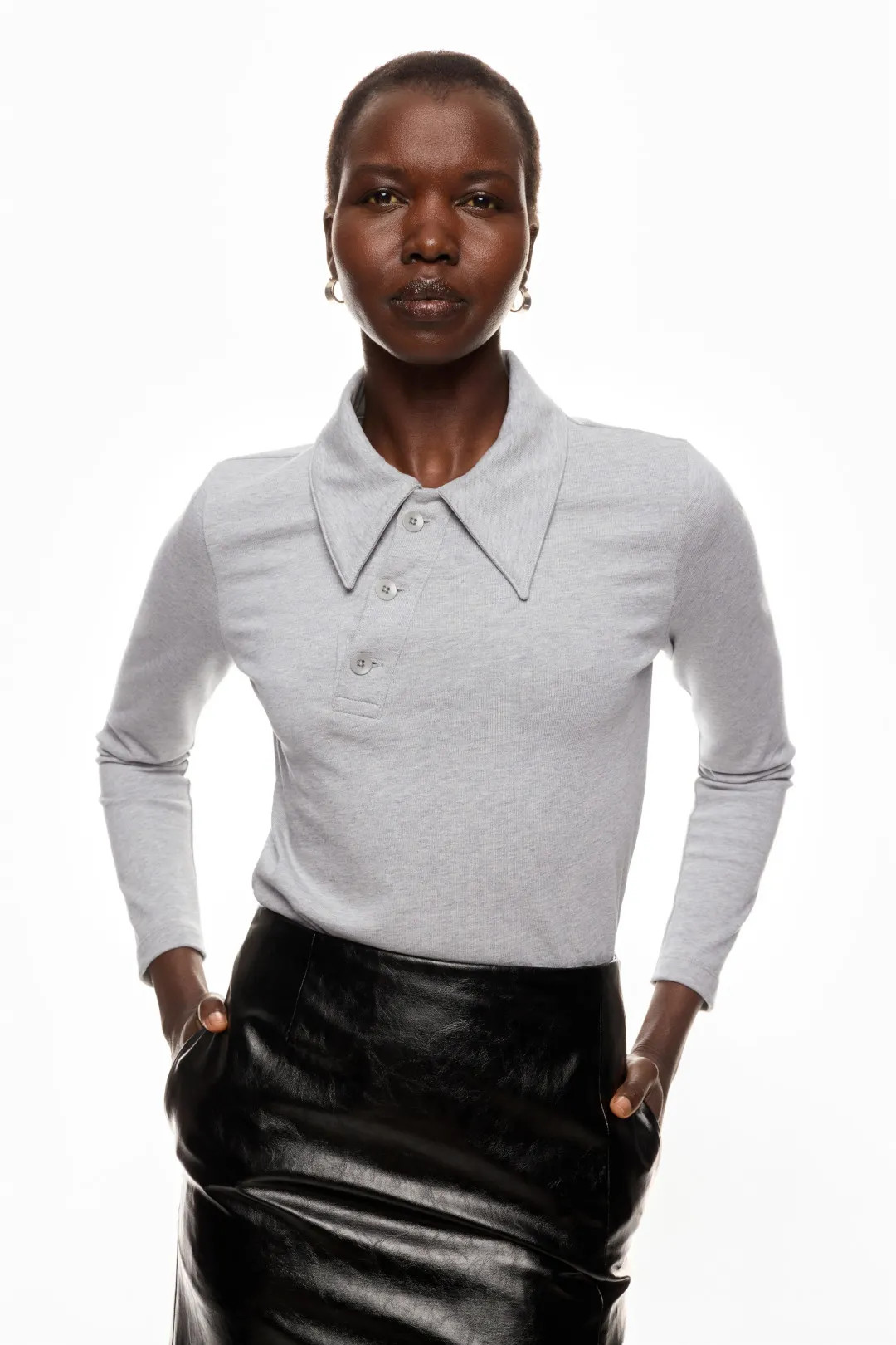 Perfect T Shrunken Polo Top | Rent the Runway